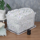 Caixa Organizadora Plástico Incolor 72L 40x65x44,5cm Top Stock Sanremo