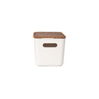 Caixa Organizadora Plstico Off White 6L 16x18x26cm Oikos