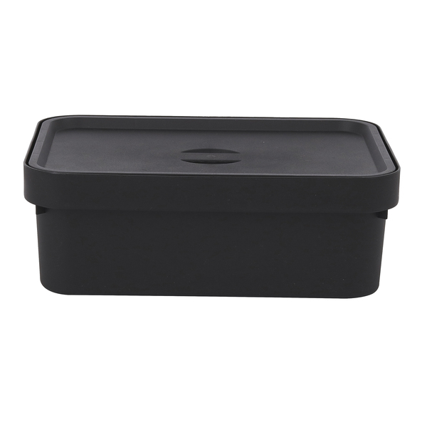 Caixa Organizadora Plástico Preto 36x27x13 cm 10,5L OU