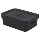 Caixa Organizadora Plástico Preto 36x27x13 cm 10,5L OU