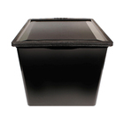 Caixa Organizadora Plástico Preto 28L 41,9x32,3x26,8cm São Bernardo