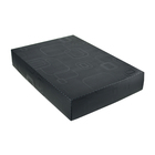 Caixa Organizadora Plástico Preto 6,97L 6,4x27,8x39,2cm Dello