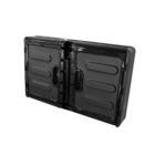 Caixa Organizadora Plástico Preto Dobrável 75L 37x39,5x64cm Arqplast