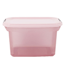 Caixa Organizadora Plástico Rosa 29L Flex Sanremo