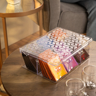 Caixa Organizadora Plástico Transparente Descomplica 4L 8x24x17,2cm Uz Utilidades