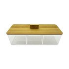 Caixa Organizadora Plástico Transparente 8x9,5x23cm Hauskraft