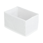 Caixa Organizadora Poliéster Branco EVO'M 13,5x14,5x23,5cm Spaceo
