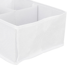 Caixa Organizadora Poliéster Branco EVO'M 13,5x29x23,5cm Spaceo