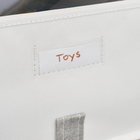 Caixa Organizadora Poliéster Branco EVO'M 20L 16x36x35cm Spaceo