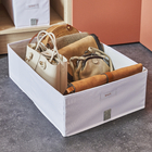 Caixa Organizadora Poliéster Branco EVO'M 28L 16x36x50cm Spaceo