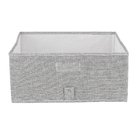 Caixa Organizadora Poliéster Cinza EVO'M 20L 16x36x35cm Spaceo