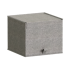 Caixa Organizadora Poliéster Cinza EVO'M 36L 29x36x35cm Spaceo