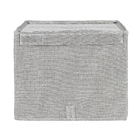 Caixa Organizadora Poliéster Cinza EVO'M 36L 29x36x35cm Spaceo