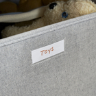 Caixa Organizadora Poliéster Cinza EVO'M 36L 29x36x35cm Spaceo