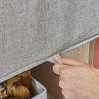 Caixa Organizadora Poliéster Cinza EVO'M 52L 29x36x50cm Spaceo