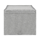 Caixa Organizadora Poliéster Cinza EVO'M 52L 29x36x50cm Spaceo