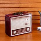 Caixa Organizadora Radio Marrom 21x16cm