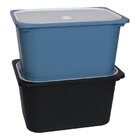 Caixa Organizadora Tamanho M Huya Grifit Cinza Mushroom