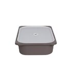 Caixa Organizadora Tamanho P Huya Grifit Cinza Mushroom