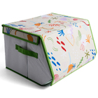 Caixa Organizadora Tecido Estampado Brazuquinha Modu 10L 25x38x35cm Oikos