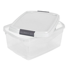 Caixa Organizadora Plástico Transparente 6L 13,1x22,8x31,8 cm Sanremo