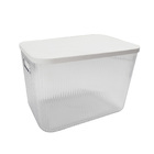 Caixa Organizadora Transparente Com Tampa 11L Alta Oikos