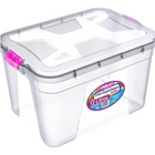 Caixa Organizadora Transparente De Plástico 12 Litros