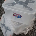 Caixa Organizadora Transparente De Plástico 12 Litros