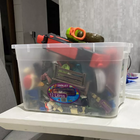 Caixa Organizadora Transparente De Plástico 12 Litros