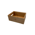 Caixa Organizadora Vazada de Bambu Empilhável 22X15,1X9,3Cm Oikos