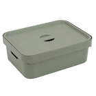 Caixa Organizadora Verde Plástico 13x27,5x36,5cm Nordi OU