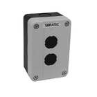 Caixa P/ Botoeira Plástica Bx1pq/2 2 Furos 22 Mm