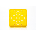 Caixa para Alvenaria de Embutir 4x4 Quadrado Amarela Legrand