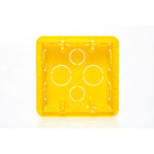 Caixa para Alvenaria de Embutir 4x4 Quadrado Amarela Legrand