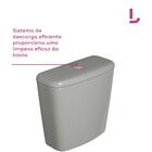 Caixa Para Bacia Acoplada Studio Cinza - Deca