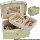 Caixa Para Joias Bijuteria Dourado Cbrn10783