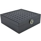 Caixa Para Joias Bijuteria Espelho Luxo Preto Cbrn13050