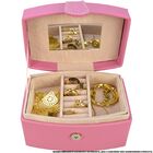 Caixa Para Joias Bijuteria Rosa Cbrn10806