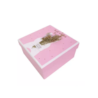 Caixa Para Presente Buquê Quadrada Com Tampa Páscoa 19x9,5cm