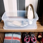 Caixa para Sapato Plástico Transparente 10x19x31cm