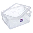 Caixa Organizadora Plástico 1,5L Incolor com Tampa 9x20x14cm Bel Ordene