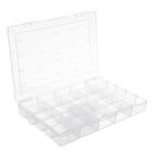 Caixa Organizadora Plástico 3,88L Incolor com Tampa 4,90x33x24cm Organizadores São Bernardo