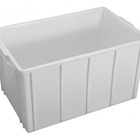 Caixa Plástica 61l (cx4) Sem Tampa Branco