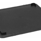 Caixa Plastica 61l Com Tampa Kit 05 Unidades Preto