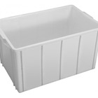 Caixa Plástica Branca Com Tampa 180 Litros Branco