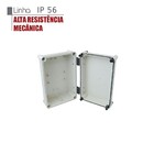 Caixa Plástica C/ Dobradiça Ip56 270x180x171mm Strahl 3851/d