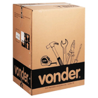 Caixa Plástica Com Rodas Crv 0400 - Vonder