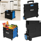 Caixa Plástica Dobrável 360x330x380mm 20kg Com Rodas Kala