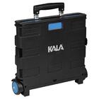 Caixa Plástica Dobrável 360x330x380mm 20kg Com Rodas Kala