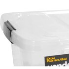 Caixa Plástica Ferram Baú 620x405x175mm S/ Alça Transp